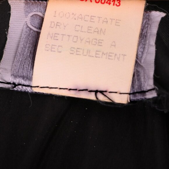 Vintage Jessica Satin Acetate Midi Dress Sweetheart Neckline Spaghetti Straps - Picture 9 of 10